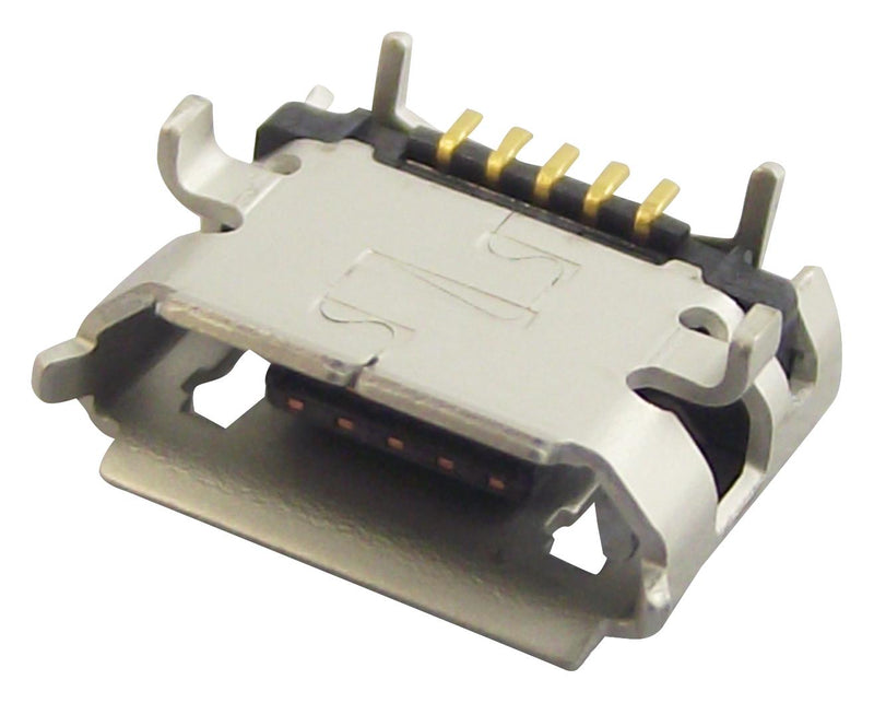 HIROSE(HRS) ZX62D-B-5P8(30) USB Connector Micro Type B 2.0 Receptacle 5 Ways Surface Mount Through Hole