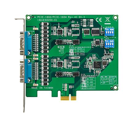 Advantech PCIE-1602B-AE Comm Card 2-PORT RS-232/422/485/PCIE