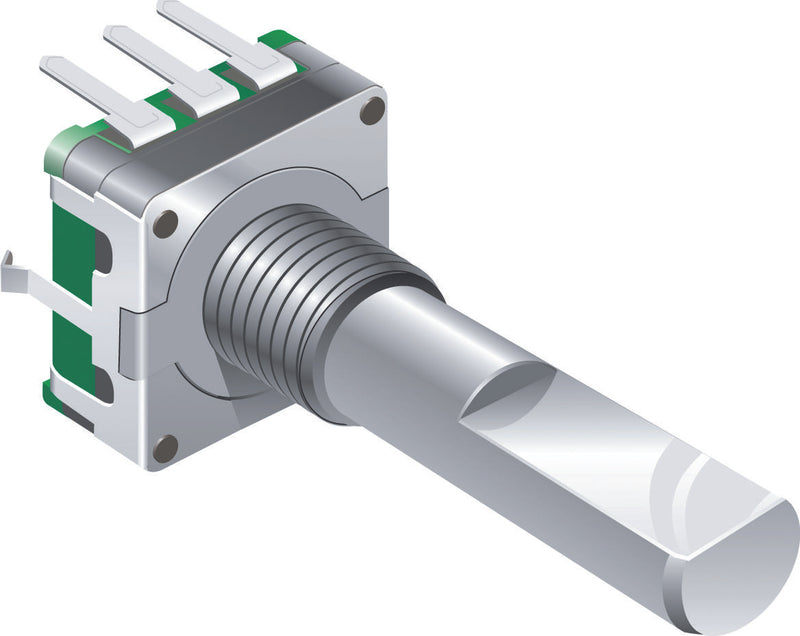 Bourns PEC11R-4115F-S0018 Rotary Encoder Mechanical Incremental 18 PPR Detents Vertical With Momentary Push Switch