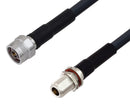 L-COM LCCA30194-FT6 RF Coax Cable N PLUG-N BHD Jack 6FT