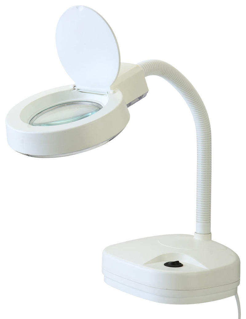 DURATOOL DT000091 Magnifier, LED, 3/8 Dioptre Magnification, 10w, UK Plug