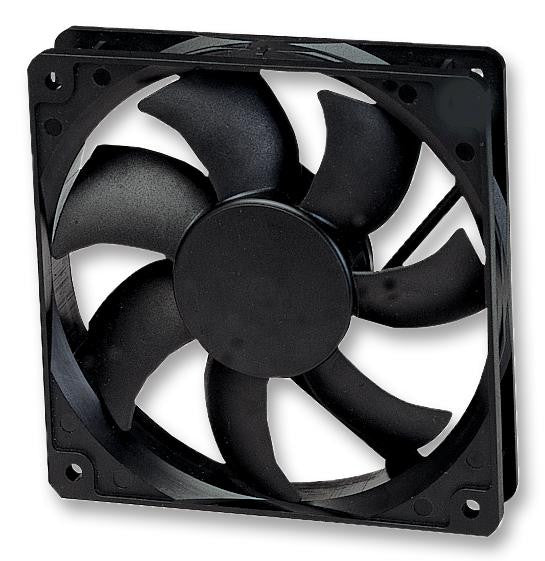 ADDA AD1212HB-A71GL Axial Fan, AD12025 Series, 12 V, DC, 120 mm, 25 mm, 39.1 dBA, 87.87 cu.ft/min