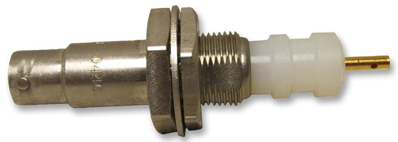 KINGS 1064-1 RF / Coaxial Connector, Coaxial, Straight Bulkhead Jack, Solder, Brass