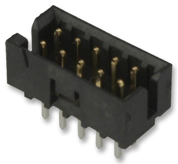 MOLEX 87831-1041 Wire-To-Board Connector, 2 mm, 10 Contacts, Header, Milli-Grid 87831 Series, Through Hole, 2 Rows