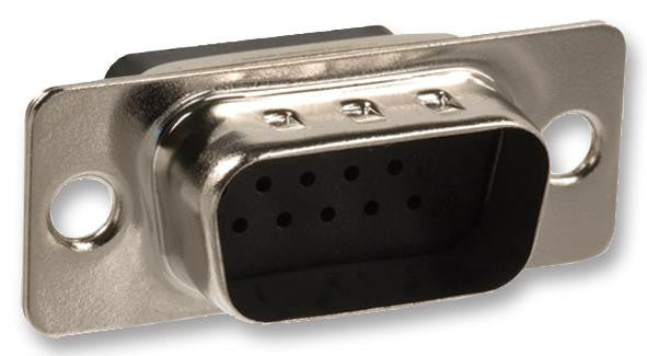 NORCOMP 180-026-173L000 D Sub Connector Housing, Crimp, 26 Ways, High Density D Sub, DA, 180 Series, Plug, Steel Body