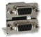 NORCOMP 189-015-513R571 Stacked D Sub Connector, Dual Port, 189 Series, DA, Receptacle, 15 Contacts, DA, Receptacle