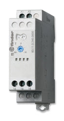 FINDER 83.02.0.240.0000 Analogue Timer, 83 Series, Multifunction, 0.05 s, 240 h, 8 Ranges, 2 Changeover Relays