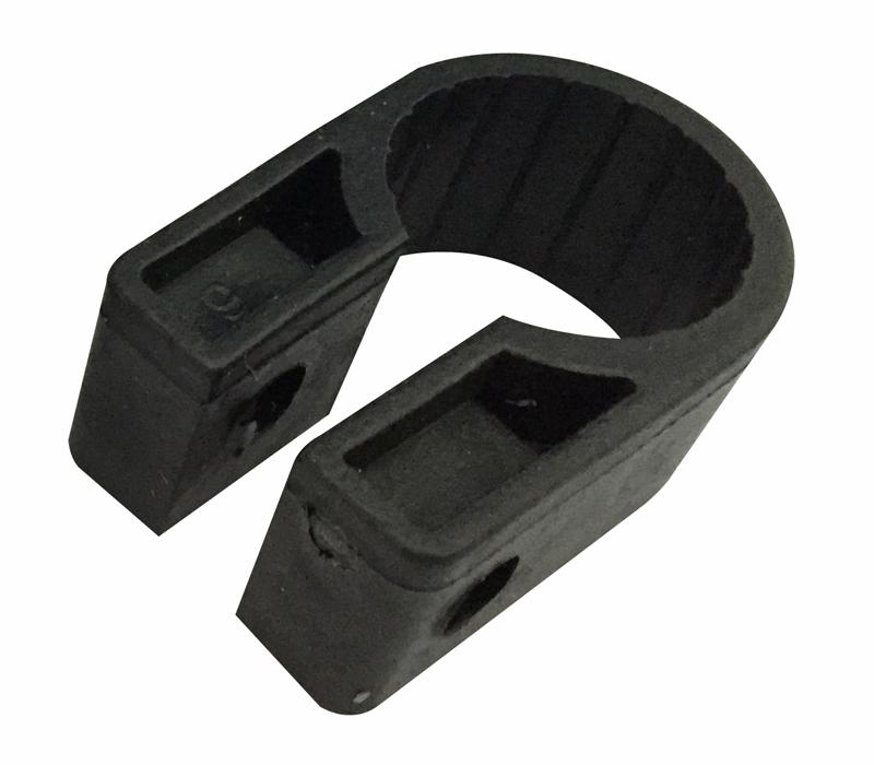 PRO Elec PELB0621 Fastener Screw Mount Cable Clamp 12.7 mm Plastic Black