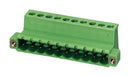 Phoenix Contact IC 25/16-STGF-508 Pluggable Terminal Block 5.08 mm 16 Ways 30AWG to 12AWG 2.5 mm&Acirc;&sup2; Screw 12 A