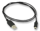 L-COM CSMUAMB5-1M USB Cable Assembly, USB Type A Plug, Mini USB Type B Plug, USB 2.0, 3.3 ft, 1 m