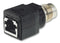 HARTING 21 03 381 2401 Connector Adaptor, M12, 4 Ways, Receptacle, RJ45, 8 Ways, Receptacle