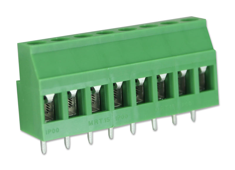 CAMDENBOSS CTB0708/8 Standard Terminal Block, Wire to Board, CTB0708 Series, 8 Contacts, 5.08 mm, Terminal Block, PCB