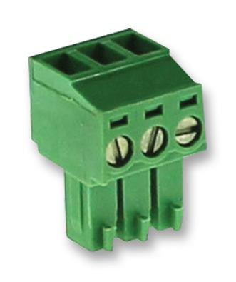 CAMDENBOSS CTB92HD/3 Pluggable Terminal Block, 3 Ways, 200 V, 10 A, 3.5 mm, 30 AWG, 16 AWG