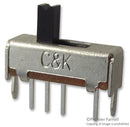 C & K COMPONENTS OS103011MS8QP1 Slide Switch, SP3T, On-On-On, Through Hole, OS Series, 100 mA