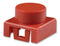 C & K COMPONENTS BTNK0240 CAP, 8MM, RED, FOR KSA/KSL SERIES