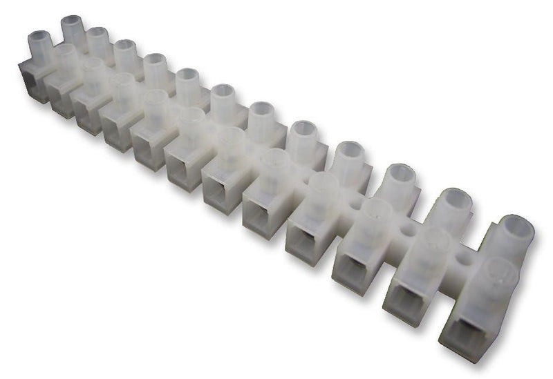 CAMDENBOSS CTSN433/12 Panel Mount Barrier Terminal Block, 1 Row, 12 Ways, 9.95 mm, 10 A