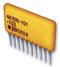 BOURNS 4608X-102-333LF Fixed Network Resistor, 33 kohm, 100 V, 4 Elements, Isolated, SIP, 300 mW