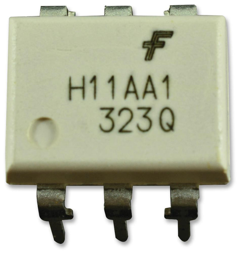 FAIRCHILD SEMICONDUCTOR H11AA1M Optocoupler, Transistor Output, 1 Channel, DIP, 6 Pins, 60 mA, 7.5 kV, 20 %