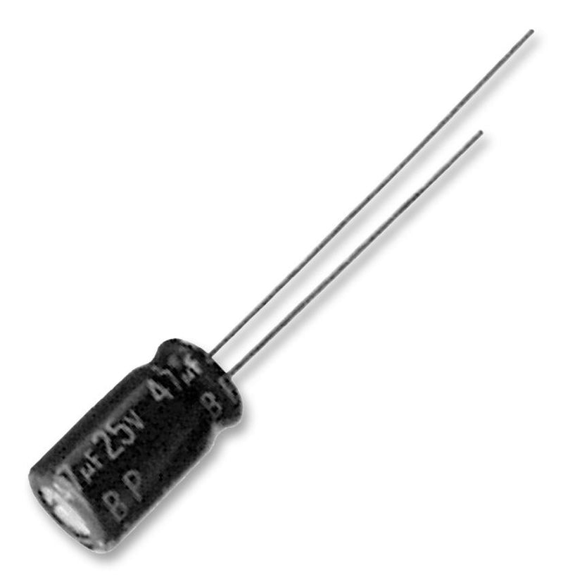 PANASONIC ELECTRONIC COMPONENTS ECEA1EN221U Electrolytic Capacitor, 220 &micro;F, 25 V, SU(Bi-polar) Series, &plusmn; 20%, Radial Leaded, 10 mm