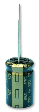 PANASONIC ELECTRONIC COMPONENTS EEUFM1E152 Electrolytic Capacitor, FM Series, 1500 &micro;F, &plusmn; 20%, 25 V, 12.5 mm, Radial Leaded