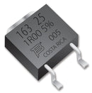 BOURNS PWR163S-25-5R00J SMD Chip Resistor, Thick Film, AEC-Q200 PWR163 Series, 5 ohm, 250 V, TO-252 (DPAK), 25 W, &plusmn; 5%