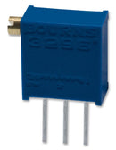 BOURNS 3296X-1-254LF Trimmer Potentiometer, 250 kohm, 500 mW, &plusmn; 10%, Trimpot 3296 Series, 25 Turns, Through Hole