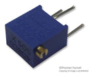 BOURNS 3266X-1-200LF Trimmer Potentiometer, 20 ohm, 250 mW, &plusmn; 10%, 3266X Series, 12 Turns, Through Hole