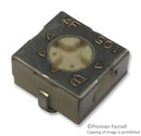 BOURNS 3314J-2-205E Trimmer Potentiometer, 2 Mohm, 250 mW, &plusmn; 20%, 3314J Series, 1 Turns, Surface Mount Device