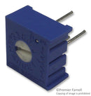 BOURNS 3386P-1-222LF Trimmer Potentiometer, 2.2 kohm, 500 mW, &plusmn; 10%, 3386P Series, 1 Turns, Through Hole