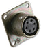 AMPHENOL INDUSTRIAL PT02SE-12-10S(025) Circular Connector, PT-SE Series, Box Mount Receptacle, 10 Contacts, Crimp Socket, Bayonet, 12-10