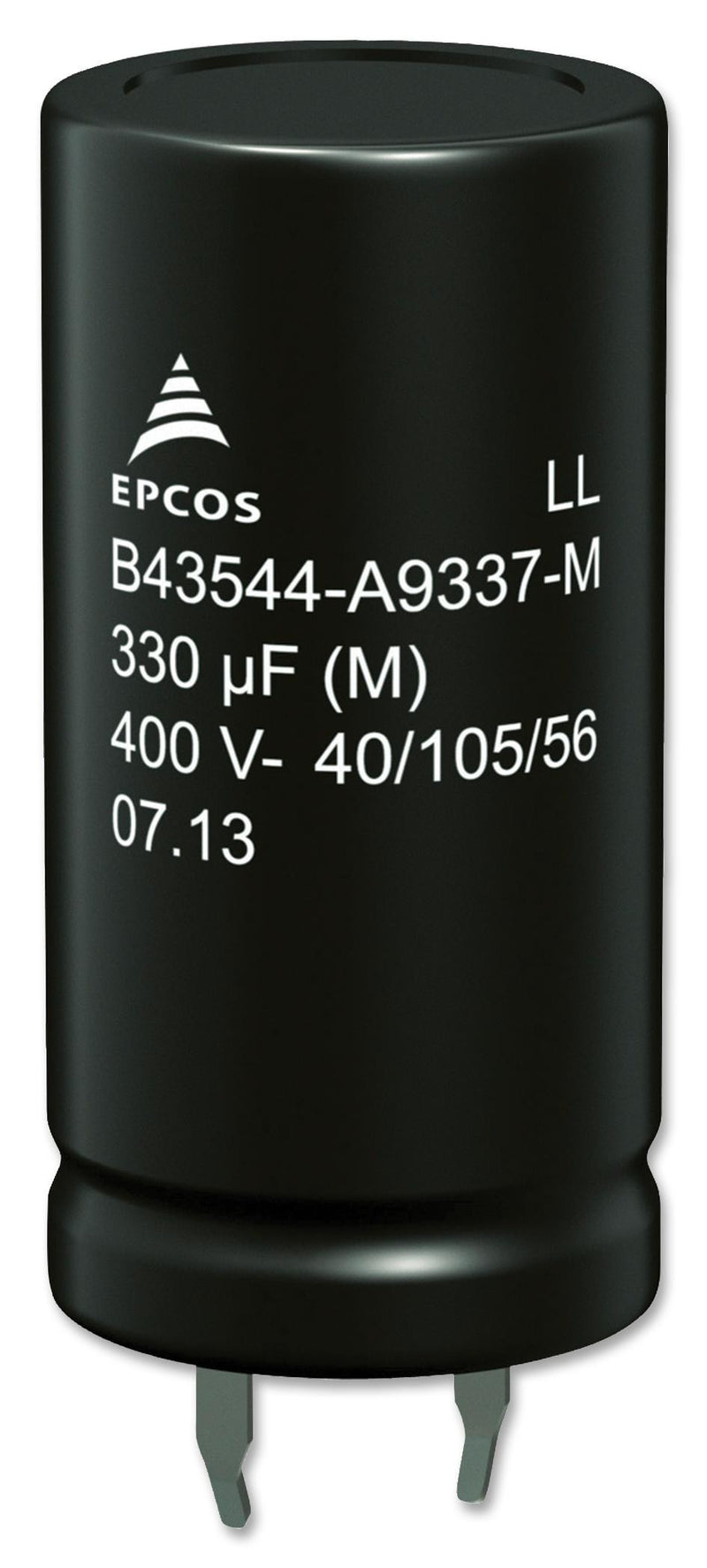 EPCOS B43544A6277M000 Electrolytic Capacitor, Snap-in, 270 &micro;F, 500 V, B43544 Series, 2000 hours @ 105&deg;C, &plusmn; 20%