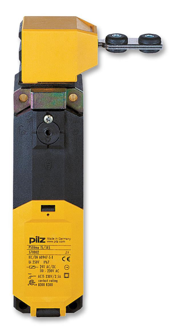 PILZ 570000 Safety Interlock Switch, PSENmech, DPST-NO, DPST-NC, 2.5 A, 24 V, 2.5 A, 24 V, Spring Clamp