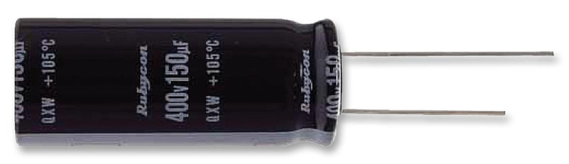 RUBYCON 450QXW39MEFC10X40 Electrolytic Capacitor, Miniature, 39 &micro;F, 450 V, QXW Series, &plusmn; 20%, Radial Leaded, 10 mm