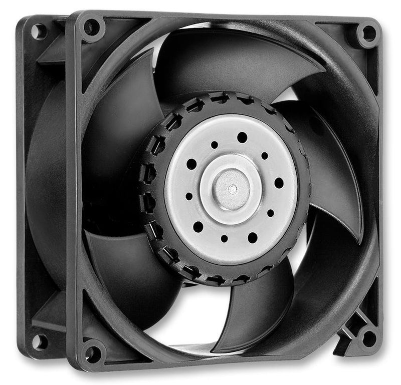 EBM-PAPST AC3200JH Axial Fan, AC3200JH Series, IP54, 230 V, AC, 92 mm, 38 mm, 55 dBA, 86 cu.ft/min