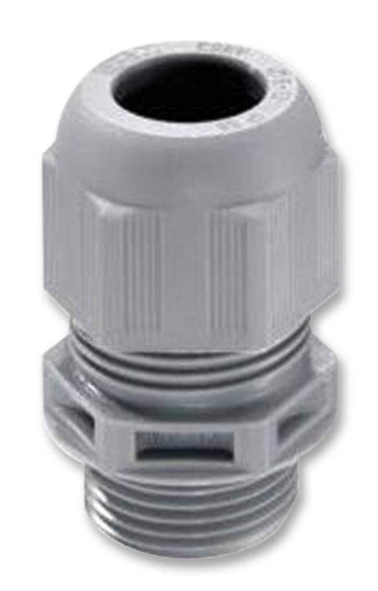 WISKA 10066413 Cable Gland, M25 x 1.5, 9 mm, 17 mm, Nylon (Polyamide), Grey