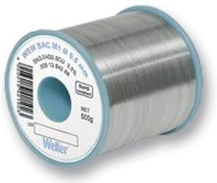 WELLER T0051387099 Solder Wire, 96.5/3/0.5, 0.5mm Diameter, 221&iuml;&iquest;&frac12;C, 500g