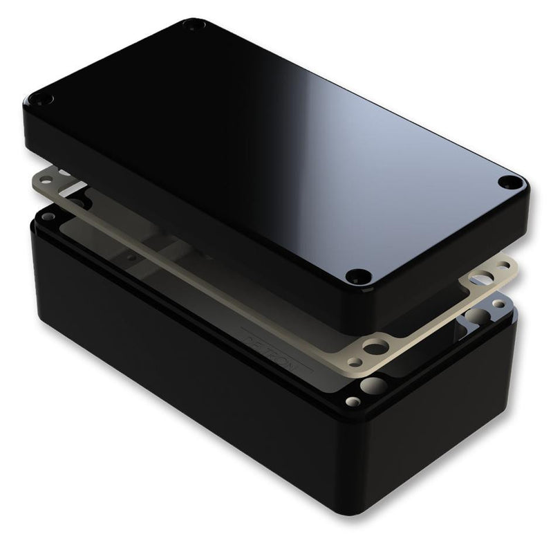 DELTRON ENCLOSURES 487-261609E-66 Metal Enclosure, Heavy Duty, Diecast, IP66, PCB Box, Aluminium, IP66, 90 mm, 160 mm