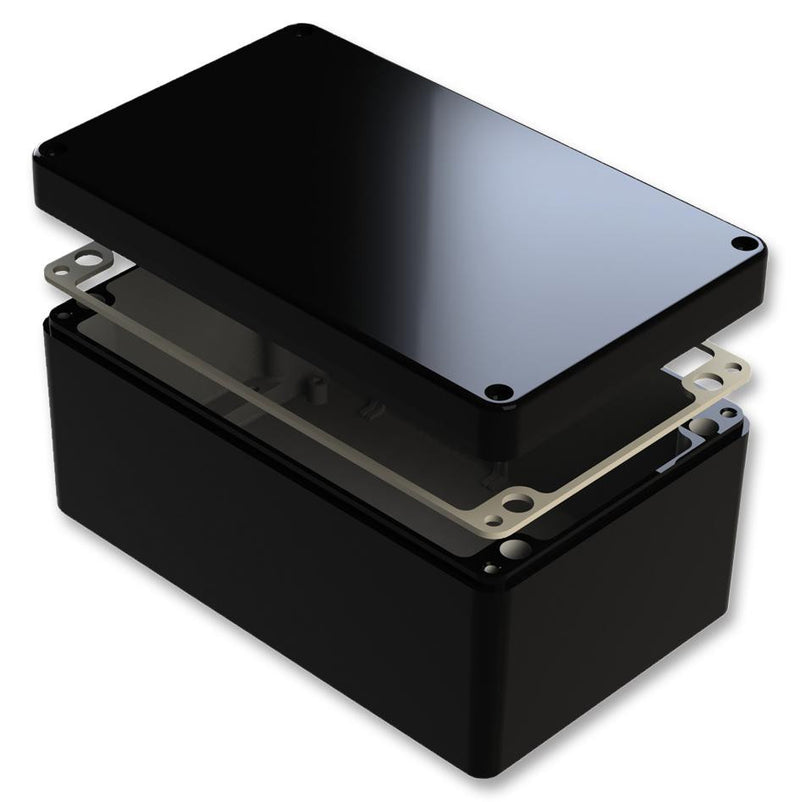 DELTRON ENCLOSURES 487-261612E-68 Metal Enclosure, Heavy Duty, Diecast, IP68, PCB Box, Aluminium, IP68, 120 mm, 160 mm