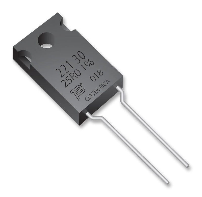 BOURNS PWR221T-30-1R00J Through Hole Current Sense Resistor, 1 ohm, TO-220, 30 W, &plusmn; 5%, PWR221T-30 Series, Thick Film