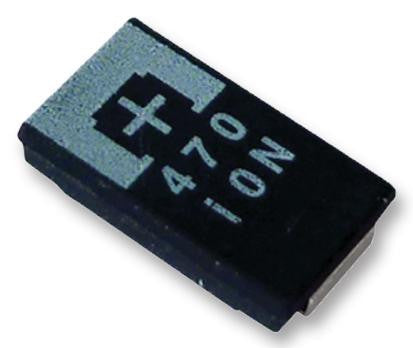 PANASONIC ELECTRONIC COMPONENTS 10TPB47M Tantalum Polymer Capacitor, 47 &micro;F, 10 V, POSCAP TPB Series, &plusmn; 20%, B, 0.07 ohm