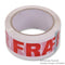 MULTICOMP FRAGILE 48MMX66M Tape, Packaging, Rubber, 48 mm, 1.89 ", 66 m, 216.535 ft