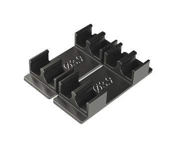 Essentra Components EFA04-71-003 EFA04-71-003 Splice Cable Clip BLK 0.154" PA 6.6