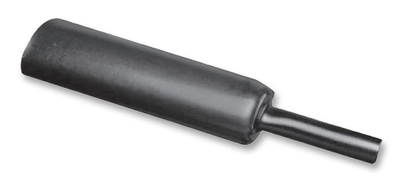 TE CONNECTIVITY RMW-16/5-1200/ADH-0 Adhesive Lined Heat Shrink Tubing, Medium Wall, 16 mm, 0.63 ", 3:1, Black, 4 ft, 1.22 m