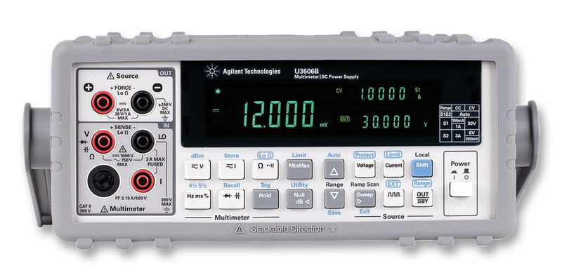 KEYSIGHT TECHNOLOGIES U3606B 5.5 Digit Digital Bench Multimeter and Single Output Bench Power Supply - 30V, 3A