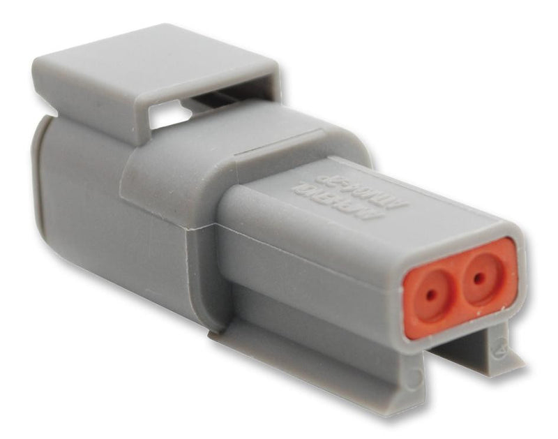 AMPHENOL SINE/TUCHEL ATM04-2P Connector Housing, ATM Series, Receptacle, 2 Ways, ATM Series Pin Contacts