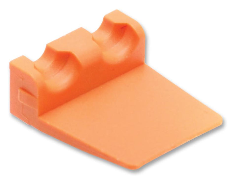 AMPHENOL SINE/TUCHEL AWP-2P Connector Accessory, Orange, Thermoplastic, Wedgelock, ATP Series 2 Position Receptacle Connectors