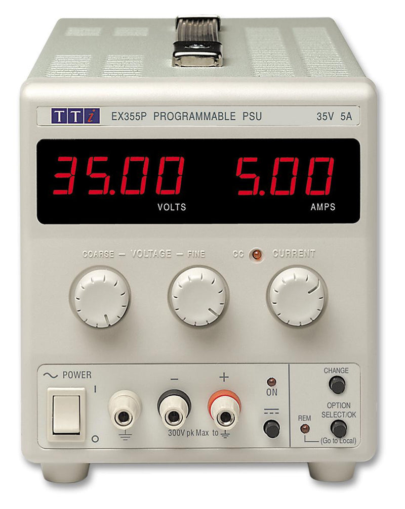 AIM-TTI INSTRUMENTS EX355P-USB Bench Power Supply, Mixed Mode Regulated, Adjustable, 1 Output, 0 V, 35 V, 0 A, 5 A