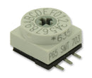 HARTMANN CONCO P65SMT703 Rotary Coded Switch, SMD, 16 Position, 42 V, Hexadecimal, 200 mA