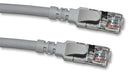 VIDEK 2996AS-0.5GY Ethernet Cable, Patch Lead, Cat6a, RJ45 Plug to RJ45 Plug, Grey, 0.5 m