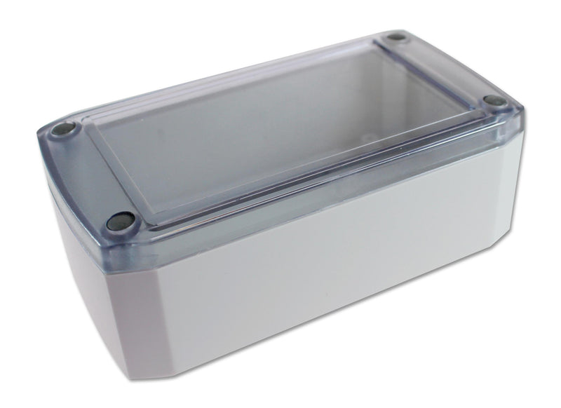 CAMDENBOSS CSACTT002 IP54 ABS Enclosure with Transparent Polycarbonate Lid - 110x60x40mm